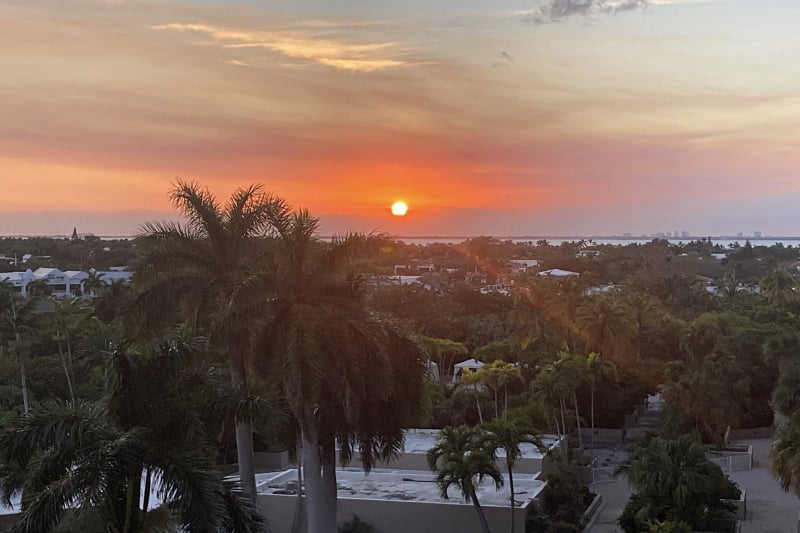Key Colony Key Biscayne Sunset View